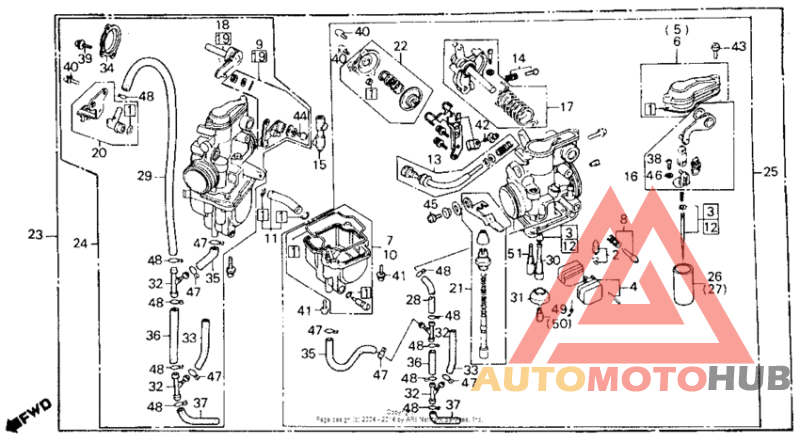 Ac carburetor 86-87