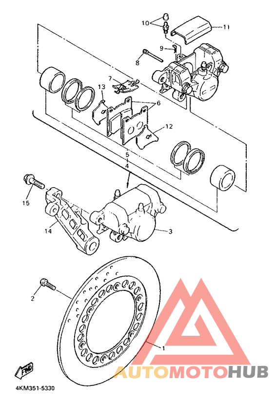 Задний суппорт