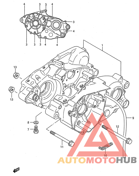 Картер двигателя