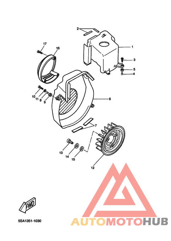Воздухоотвод и вентилятор