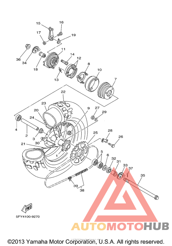 Переднее колесо