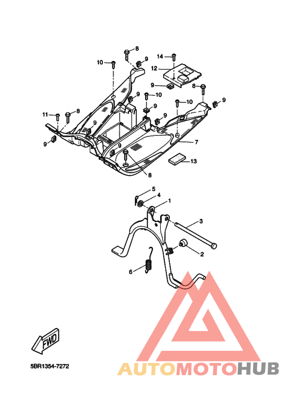 Support & repose pied