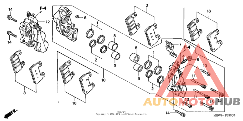 Передний суппорт
