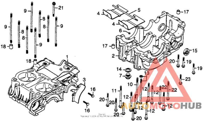 Картер двигателя