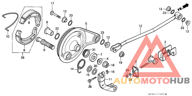 Задний тормоз