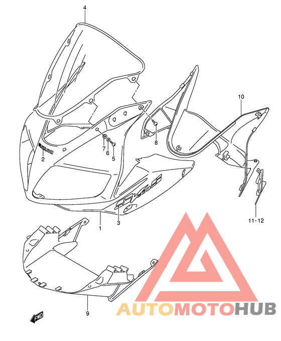 Cowling body