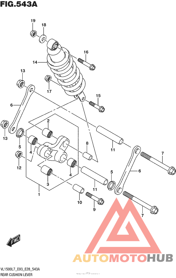 Rear Cushion Lever (Vl1500Bl7 E03)