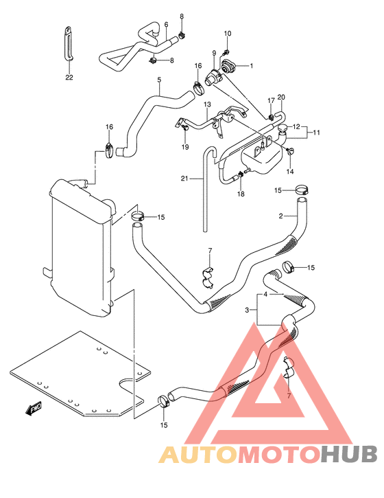 Радиатор hose