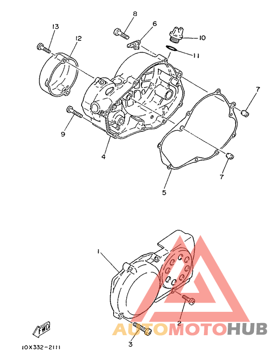 Крышка картера двигателя