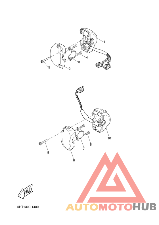 Handle switch. lever