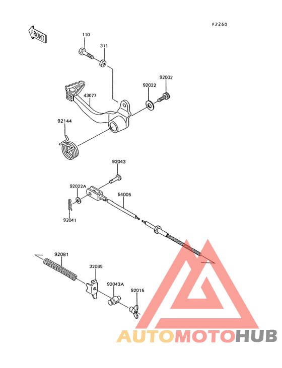 Педаль тормоза