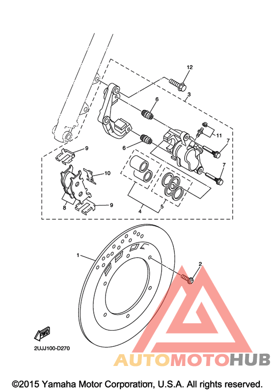 Передний суппорт