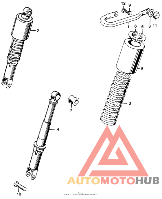 Задние амортизаторы