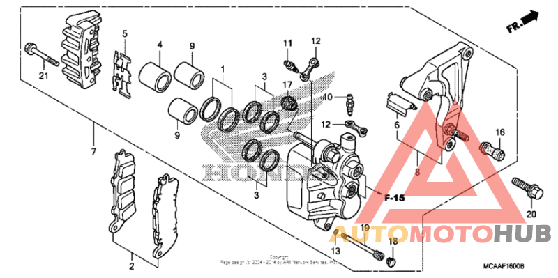 Задний суппорт