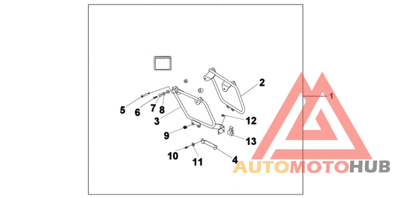 Saddlebag mount b