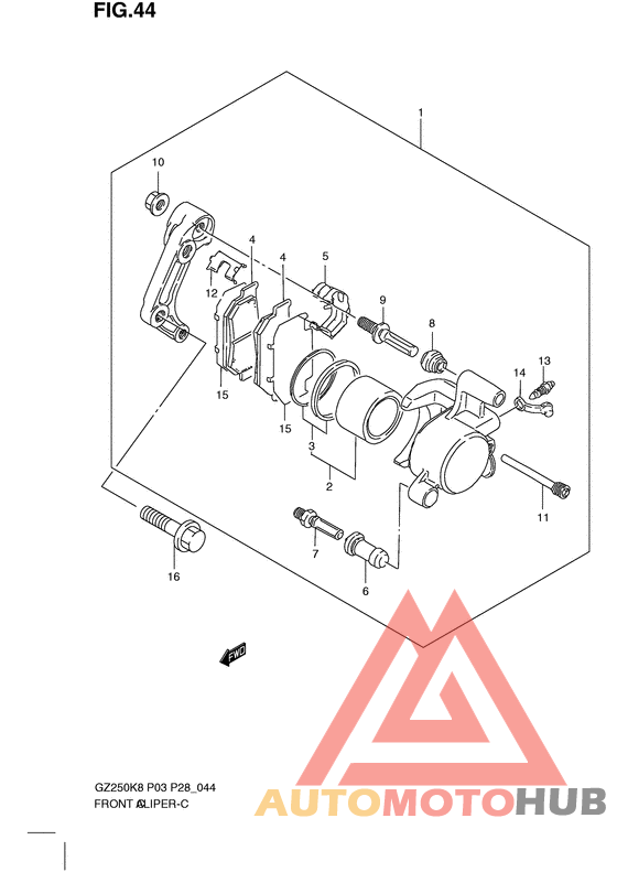 Передний суппорт