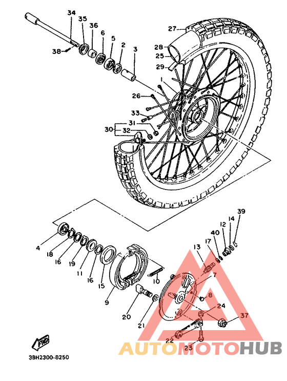 Переднее колесо