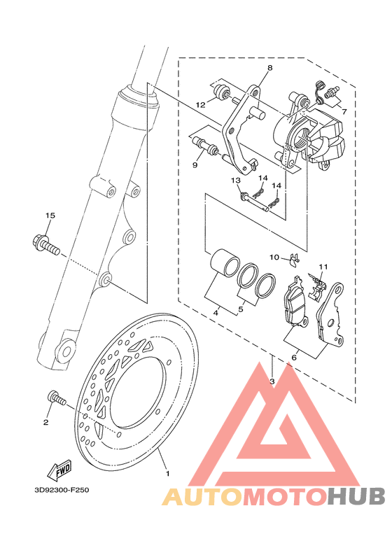Передний суппорт