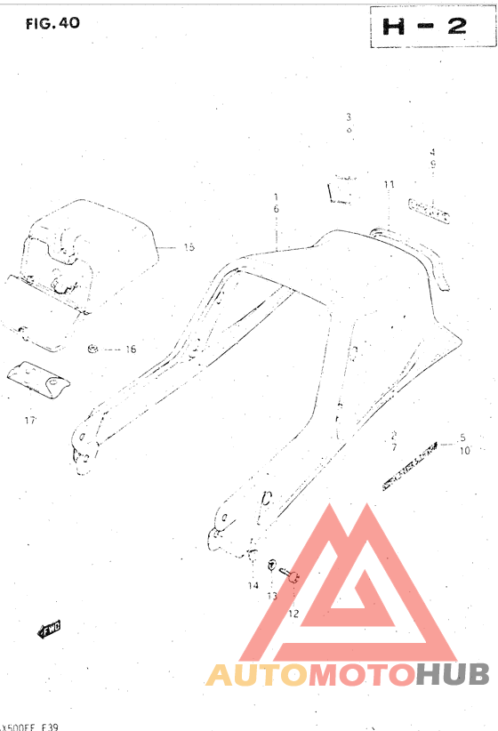 Обтекатель сидения