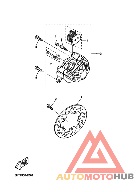 Задний суппорт