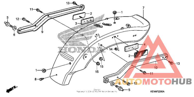 Задний бампер