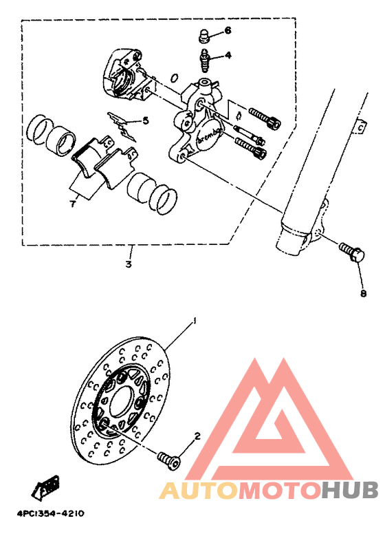 Передний суппорт