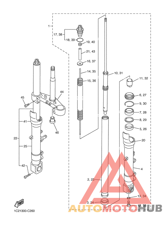 Передняя вилка