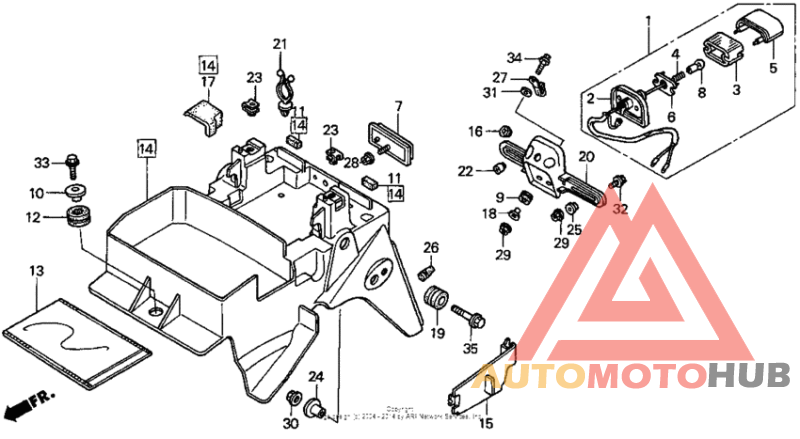 Задний бампер