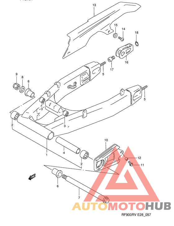 Маятник задний