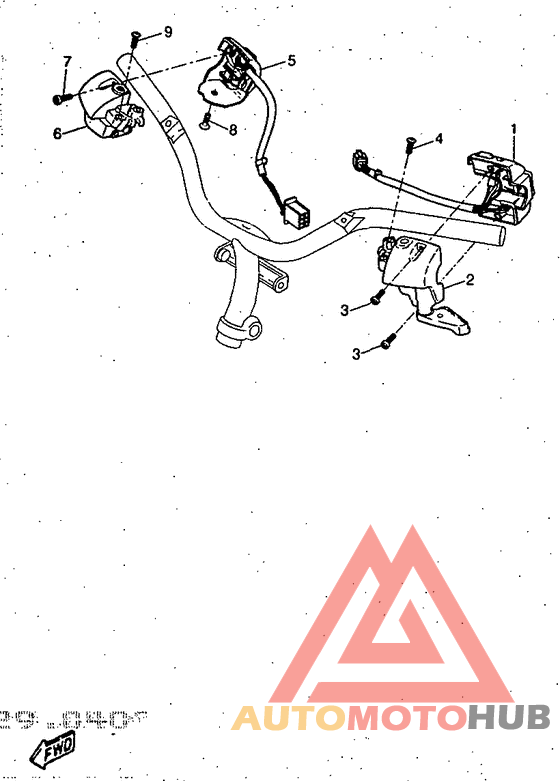 Handle switch. lever