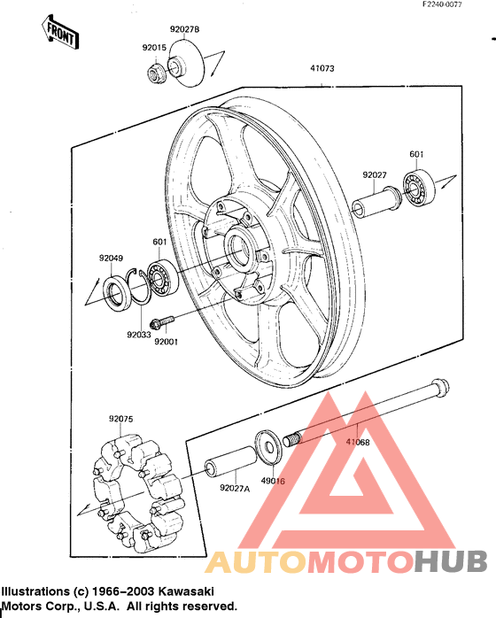 Rear wheel/hub