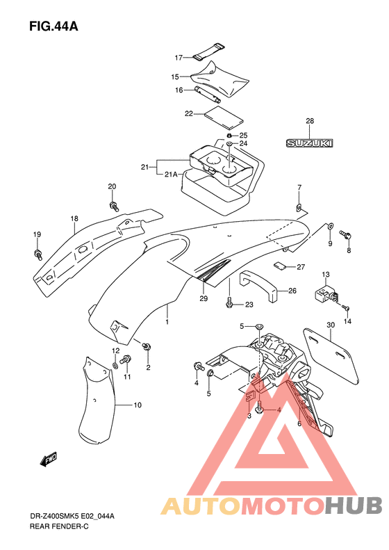 Заднее крыло