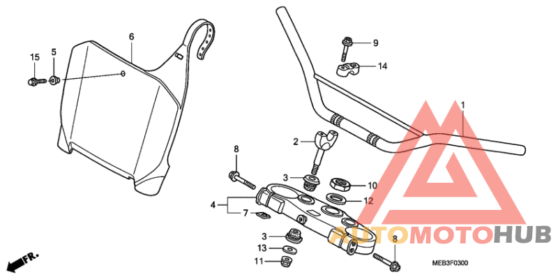Handle pipe/top bridge