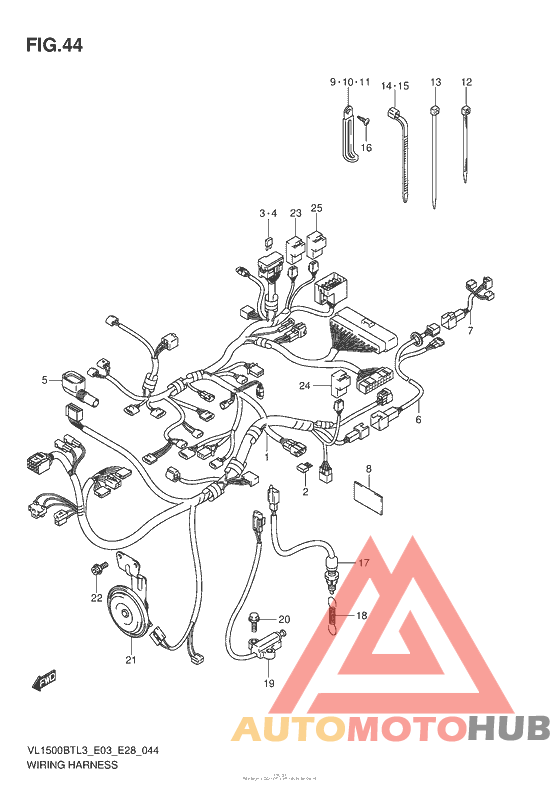 Wiring Harness (Vl1500Btl3 E33)