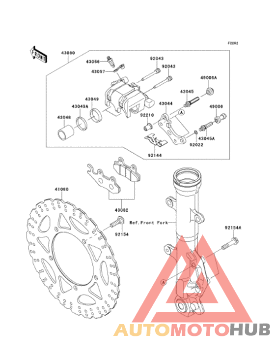 Передний тормоз