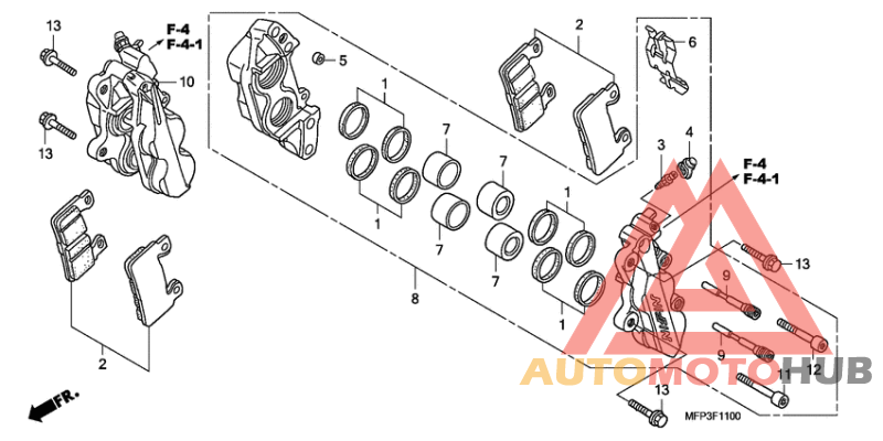 Передний суппорт