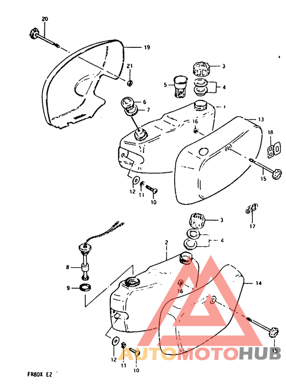 Oil tank - frame cover