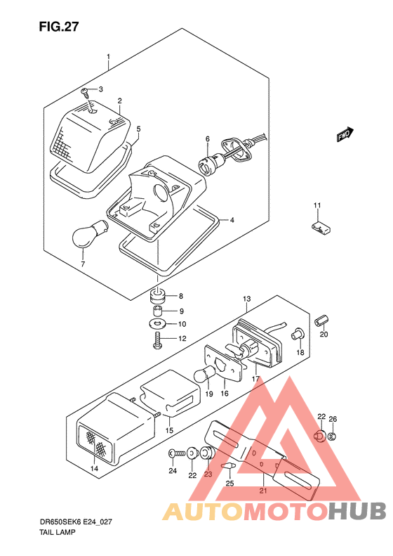 Задний фонарь