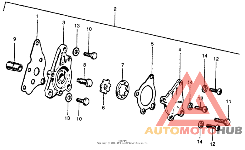 Oil pump (troichoid)