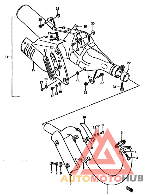 Muffler comp
