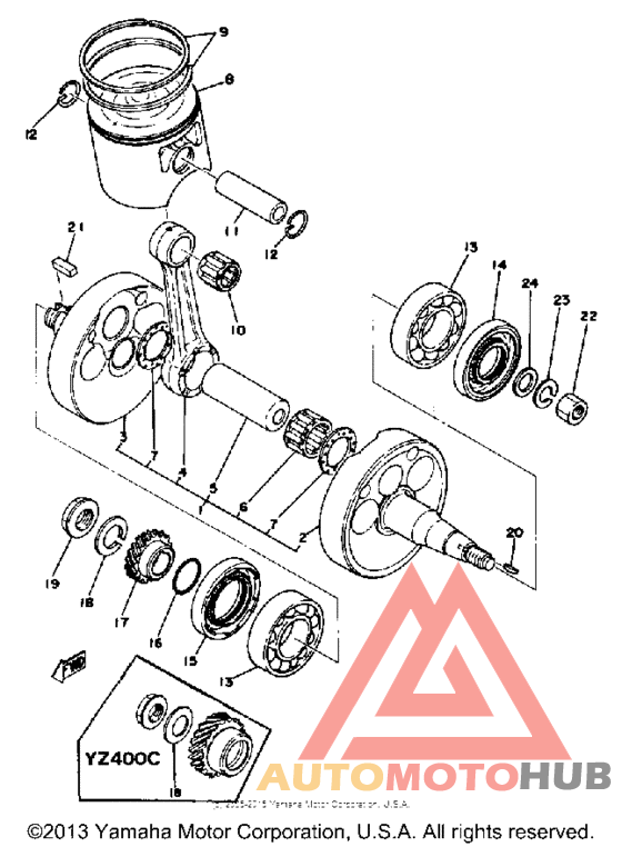 Crank-piston