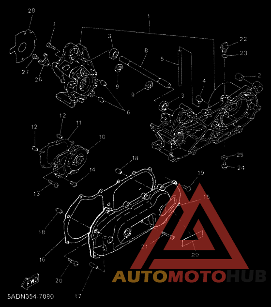 Картер двигателя