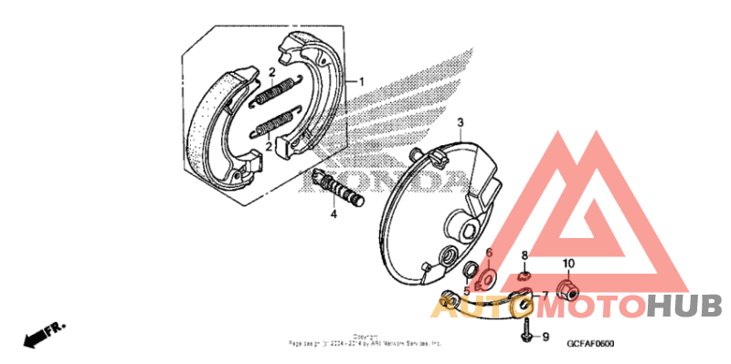 Передний тормоз