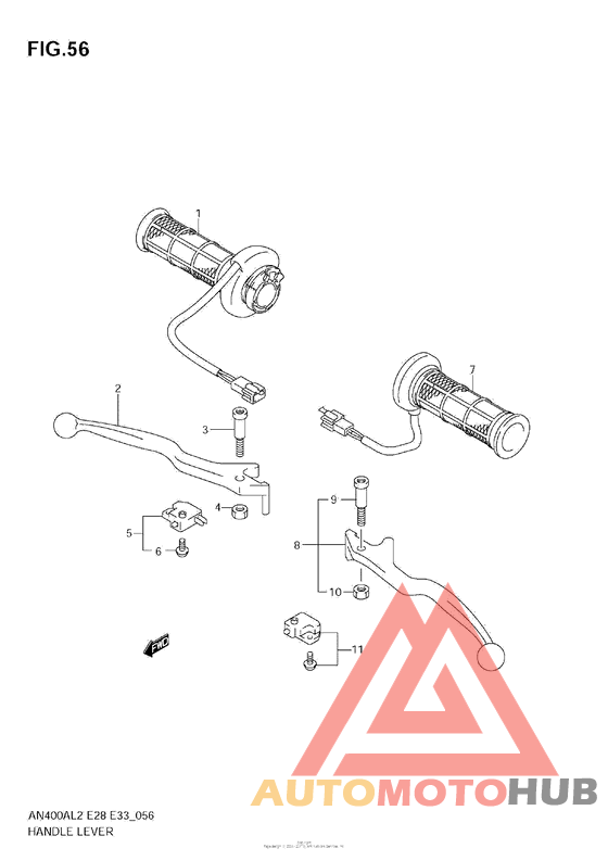 Handle Lever (An400Za L2 E28)