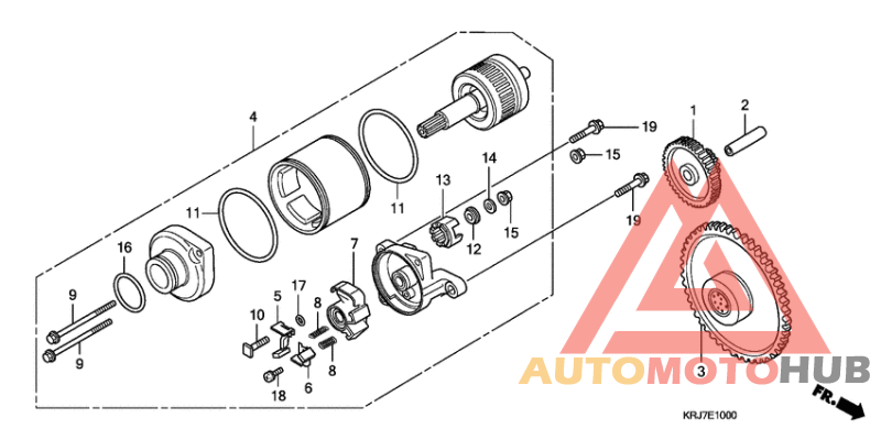 Стартерный мотор