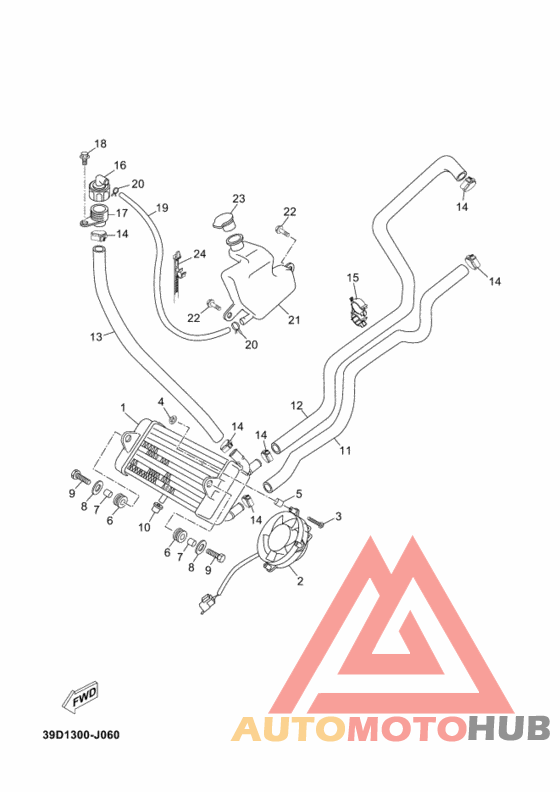 Радиатор и шланг