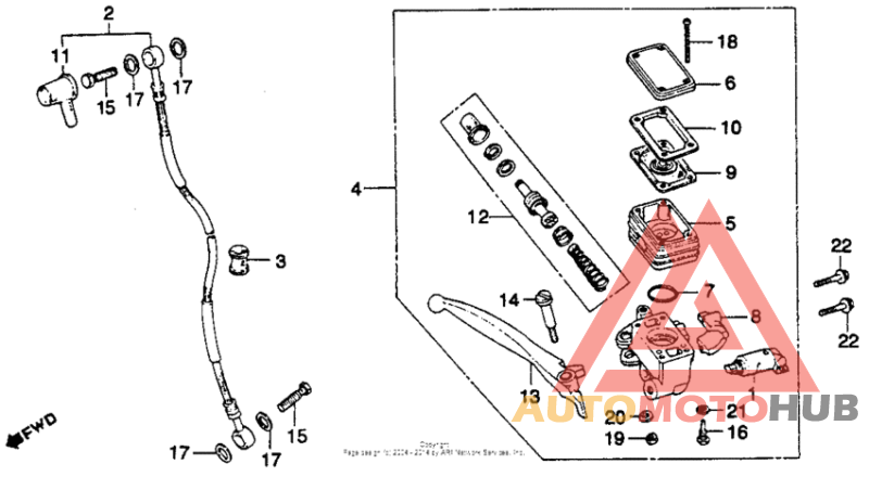 Cb400tiifront brake + master cylinder