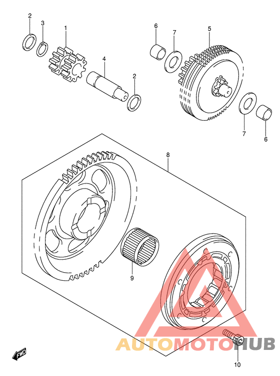 Муфта стартера