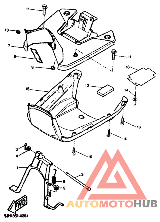 Stand. footrest