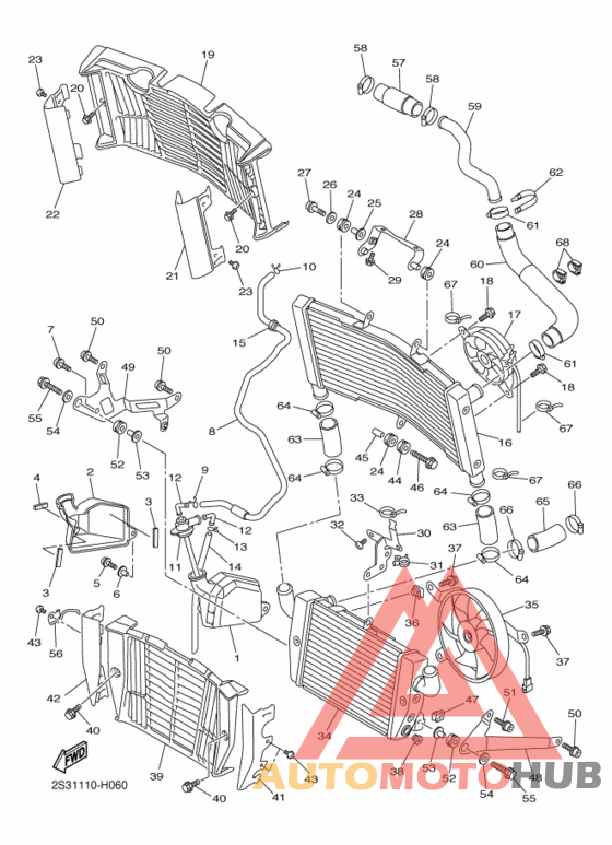 Радиатор и шланг
